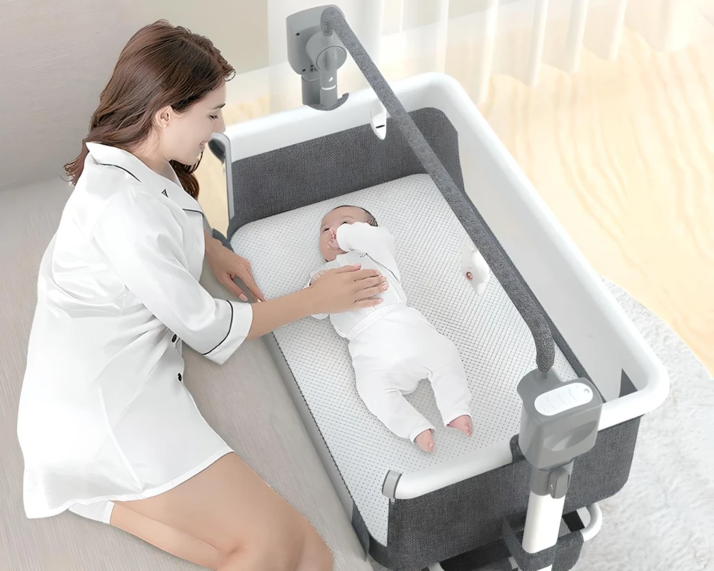 modern rocking bassinet