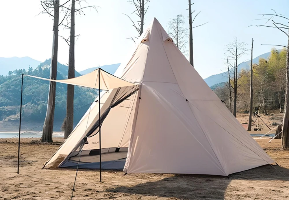 white teepee tents