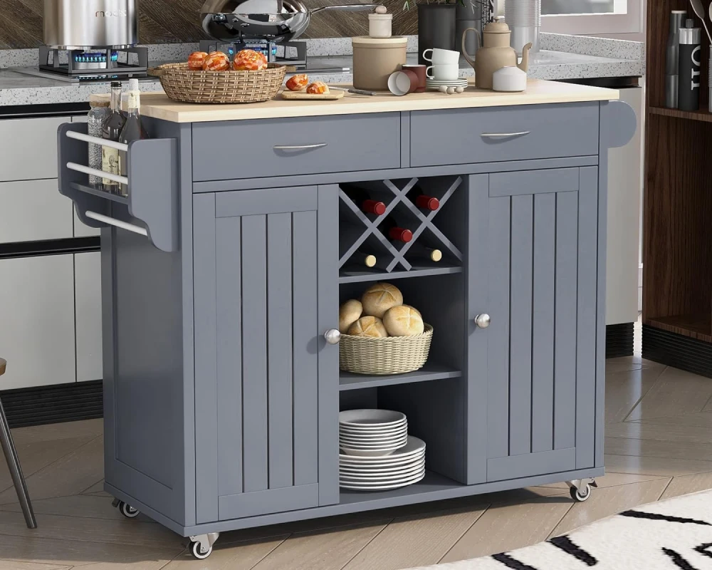 kitchen carts with storage